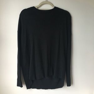 Black Sweater w/ Zipper Back